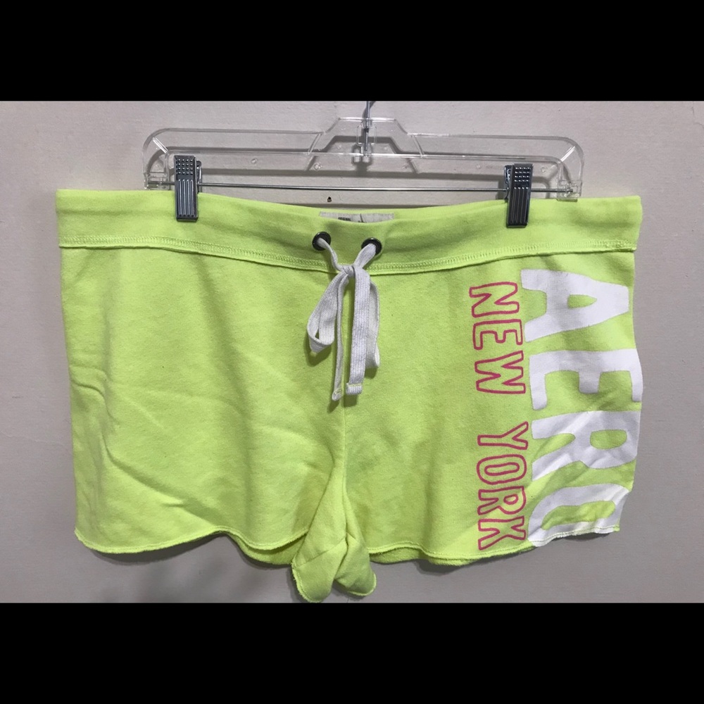 Aeropostale Neon yellow shorts size XL